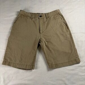 Gap Khakis Chino Shorts Mens 32 Tan Brown Excellent Cotton Preppy Summer Casual